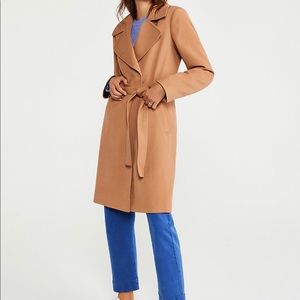 Ann Taylor Plaid Lined Trench Jacket